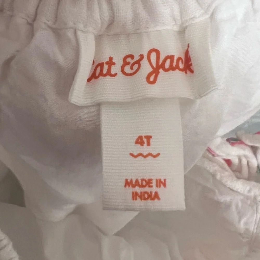 CAT & JACK 2 available white dresses - Picture 2 of 2